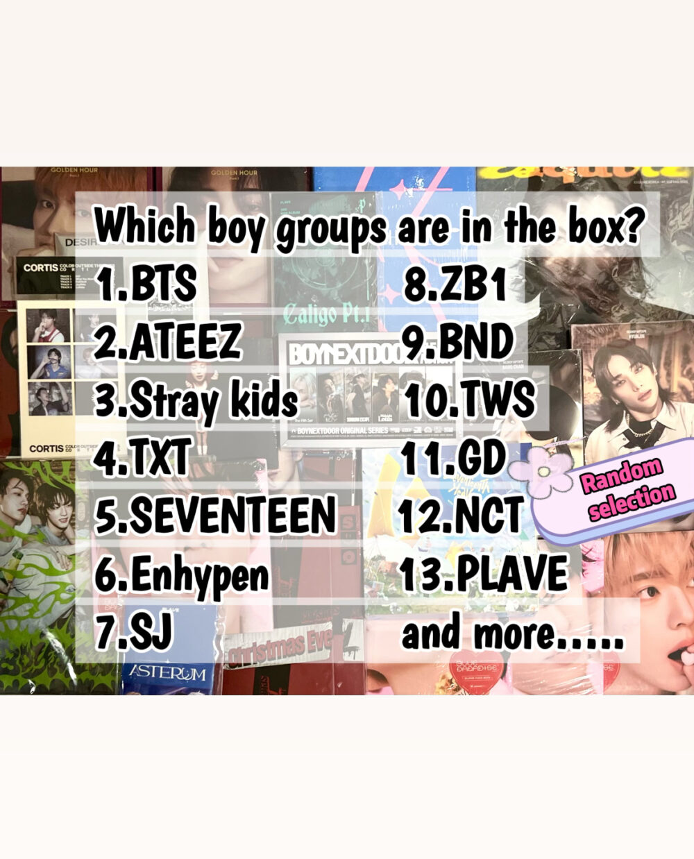 Boy Group Mystery Box (Choose Your Group)